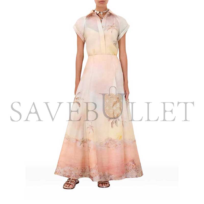 ZIMMERMANN ILLUMINATE MAXI SKIRT 3267SS251